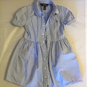 Girls Blue POLO Ralph Lauren Dress size 4T
